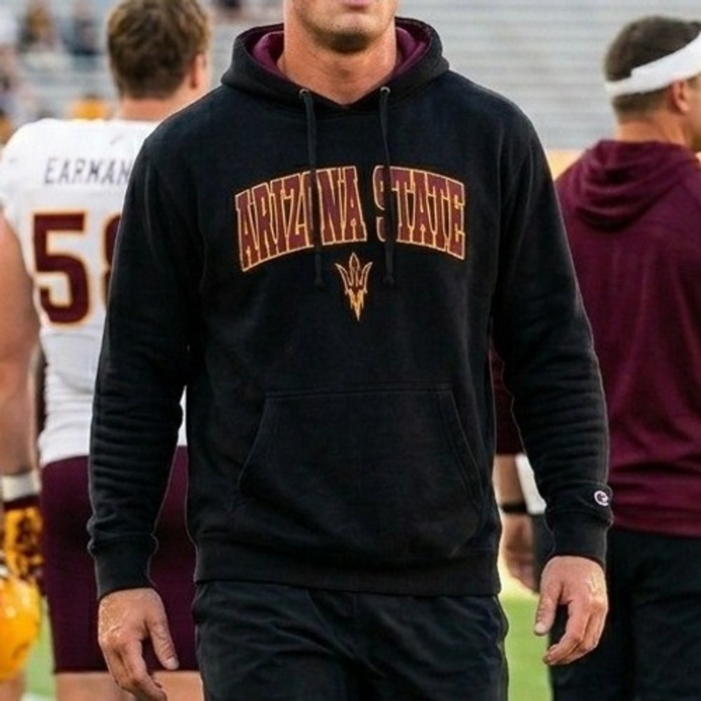 Stadium Athletics Arizona State Sun Devils Hoodie Mens XL Black ASU Sweatshirt